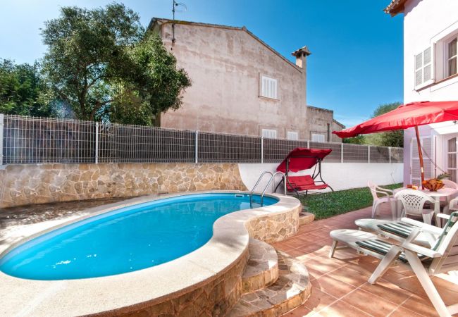 House in Santa Margalida - Casa con piscina, jardín y licencia vacacional 
